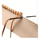 2pcs Leather Needles Hand Sewing Knitting Leather Rope Single And Double Hole Needle Flat Head Binding Leather Thread Vegetable Tanning Using Needle Leather Technology