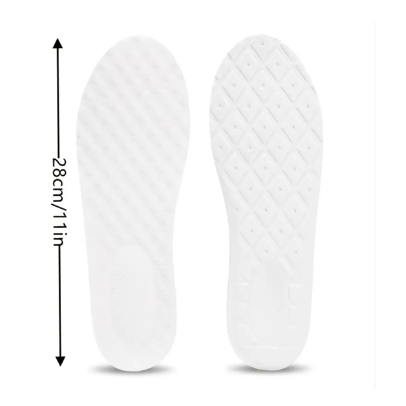 2pcs (1 Pair) Set Sports Insoles For Feet Super Soft Running Insoles Shock Absorption Basket Sole Arch Support Orthopedic Inserts