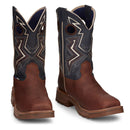 Tony Lamas Men's Footwear Work Force 11" Wide Square Composite Toe Waterproof Work Boot Color Dark  Brown image 0