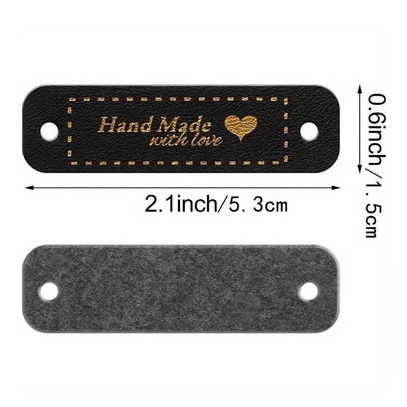 30pcs Sewing leather product label for Handcraft items Custom