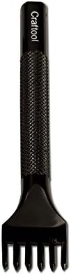 Tandy Leather Craftool Pro Line Diamond Stitching Chisel 6 Prong (5/64" (2mm) Spacing) 88044-06 — 2