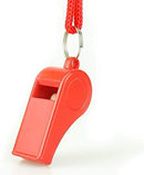 Whistle, Red Emergency Whistle with Lanyard, 2PCS Super Loud Plastic Whistles…