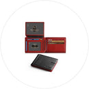 RUNBOX Wallet for Men -Slim Rfid Leather Mens Bifold Novelty Wallets 2 ID Window With Gift Box Men's Accessories