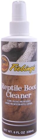 Fiebing's Exotic Leather Cleaner - Reptile Boot Cleaner (8oz) - Condition, Polish & Protect Boots, Purses, Shoes, Handbags & Accessories - Premium Care for Genuine & Imitation Exotic Leathers — 2
