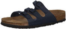 Birkenstock Classic Florida Women's Mules – Black Nubuck — 8