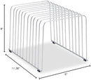 Fellowes Desktop Organizer, 11 Sections, 9" x 11.375" x 8", Wire, Silver (72012) — 5