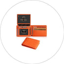 RUNBOX Wallet for Men -Slim Rfid Leather Mens Bifold Novelty Wallets 2 ID Window With Gift Box Men's Accessories