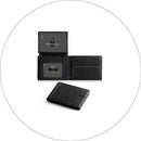 RUNBOX Wallet for Men -Slim Rfid Leather Mens Bifold Novelty Wallets 2 ID Window With Gift Box Men's Accessories