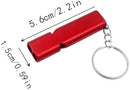 6 PCS Premium Safety Survival Whistles with Lanyard Keychain for Outdoor…