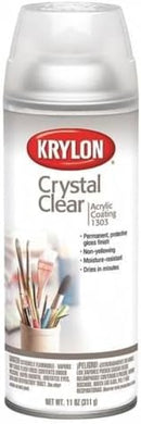 Krylon K01303007 Acrylic Spray Paint Crystal Clear in 11-Ounce Aerosol | Gloss | 11 Ounce (Pack of 1) | Acrylic Crystal Clear — 3