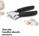 OXO Good Grips Garlic Press, Easy to squeeze & Self Cleaning Tool, Black — 7