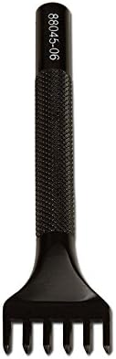 Tandy Leather Craftool Pro Line Diamond Stitching Chisel 6 Prong, 1/8", 3mm — 2