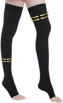 Ames Walker 20-30 mmHg Maternity Compression Pantyhose | X-Large | Beige — 4