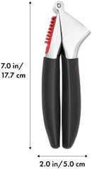 OXO Good Grips Garlic Press, Easy to squeeze & Self Cleaning Tool, Black — 8