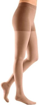 Mediven comfort for women, 20-30 mmHg, Closed Toe Compression Pantyhose | Chocolate — 2