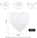 10 Sets Heart Sublimation Puzzle Blanks — 3