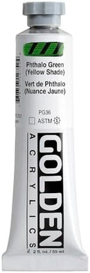 Golden Heavy Body Acrylic Paint, 2-Ounce, Yellow Ochre (GLDNHB-14072) | 2 Fl Oz (Pack of 1) — 7