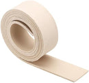 Hill Leather 1-1/4" Wide 8-9oz. Natural Belt Blank with Pre-Punched Snap Holes and Edge Paint — 3