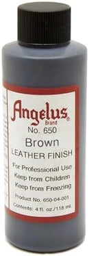 Brown 4 Oz Leather Dye for Shoes, Boots, Belts, Coats, Furniture, and Crafts by Angelus — 2