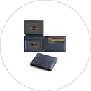 RUNBOX Wallet for Men -Slim Rfid Leather Mens Bifold Novelty Wallets 2 ID Window With Gift Box Men's Accessories