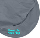 ZOORON Fishing Sun Hat with Neck Flap, UPF 50+ UV Protection