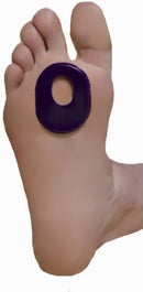 Oval Callus Foot Cushion Pad, Reusable Self-Sticking On Foot Gel, 1 Pair 1