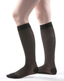 Allegro Knee High Sheer 20-30 mmHg Compression Socks for Men & Women | X-Large | Black — 3