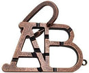 SHUYUE ABC Metal Puzzle Lock IQ Test Mind Game Toys Brain Teaser Metal Puzzles Magic Trick Toy Metal IQ Puzzle for Kids and Adults — 5