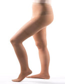 Allegro Women's Sheer Compression Pantyhose 20-30 mmHg Firm Support Hosiery | Medium | Fawn — 3