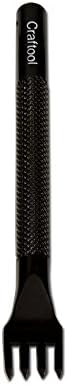 Tandy Leather Craftool Pro Line Diamond Stitching Chisel 6 Prong, 1/8", 3mm — 3