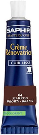 SAPHIR Beauté du Cuir Renovating Cream 25 ml - Professional Leather Repair & Color Restoration Cream - Mahogany — 3
