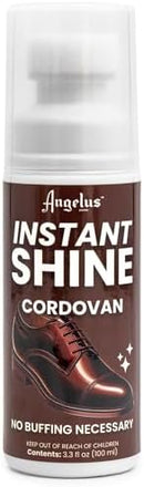 Angelus Instant Shine Liquid Shoe Polish - 3.3oz | Cordovan — 3