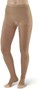Ames Walker 20-30 mmHg Maternity Compression Pantyhose | Small | Beige — 8