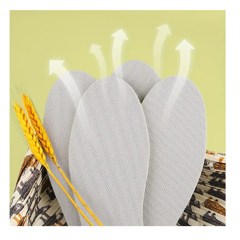 3/5pairs Barefoot Insoles, Gray, Ultra-thin, Oushonai, Female, Non-slip, Male, Sweat-absorbent And Breathable, Not Stuffy, Anti-odor, Soft Bottom, Leather Shoes, Single Shoes, Insoles