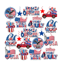 36Pcs 4th of July Decorations Hanging Swirls NO-DIY Patriotic Decorations Fourth of July Party Decorations Hanging Swirls Independence Day July 4th Decorations Hanging Swirls