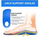 3ANGNI Arch Support Orthotic Insoles for Plantar Fasciitis, 220+lbs Heavy Duty High Arch Flat Feet Orthopedic Inserts,