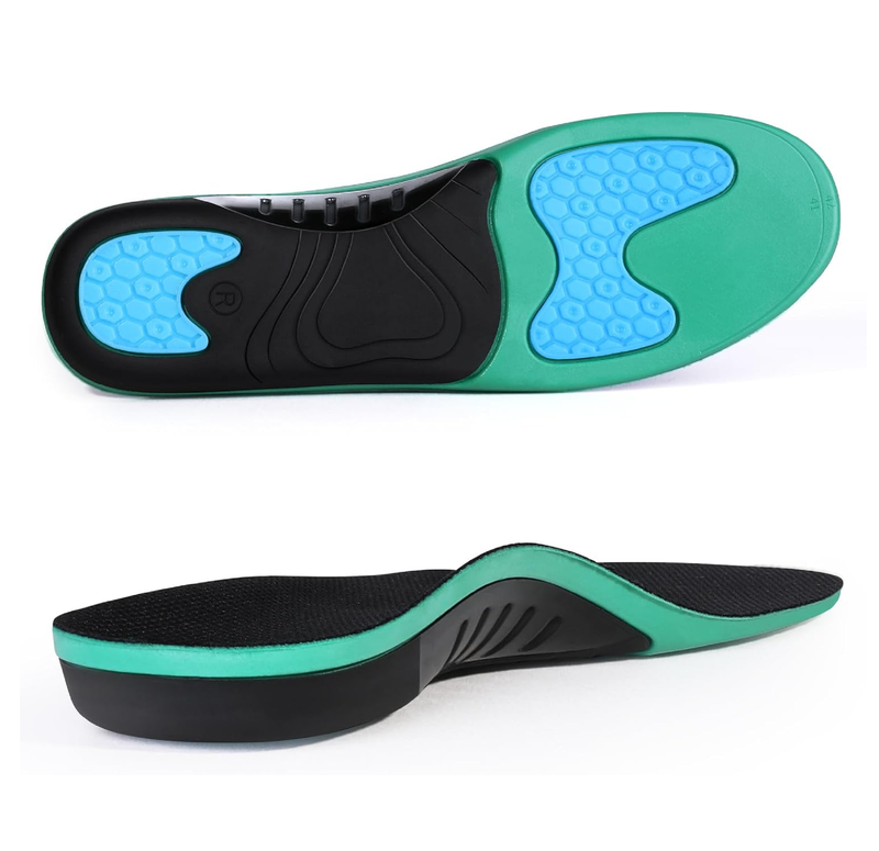 3ANGNI Arch Support Insoles for Plantar Fasciitis Relief, Orthotic Insoles for Flat Feet,