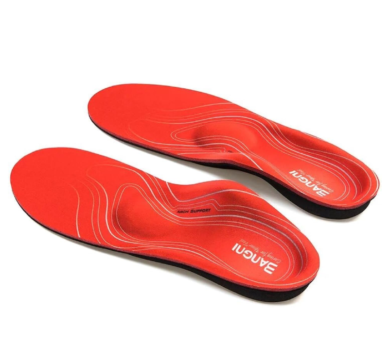 3ANGNI Arch Support Insoles, Orthotic Insoles for Flantar Fasciitis Flat Feet Low Arch Pronation Metatarsalgia,