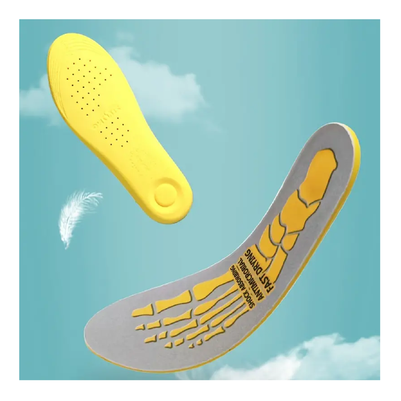 3 Pairs Sweat-Absorbent And Deodorant For Men And Women, Breathable Comfortable Shock-absorbing Insoles