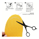 3 Pairs of Breathable Insoles for Sports Shoes - Keep Your Feet Cool and Comfortable!