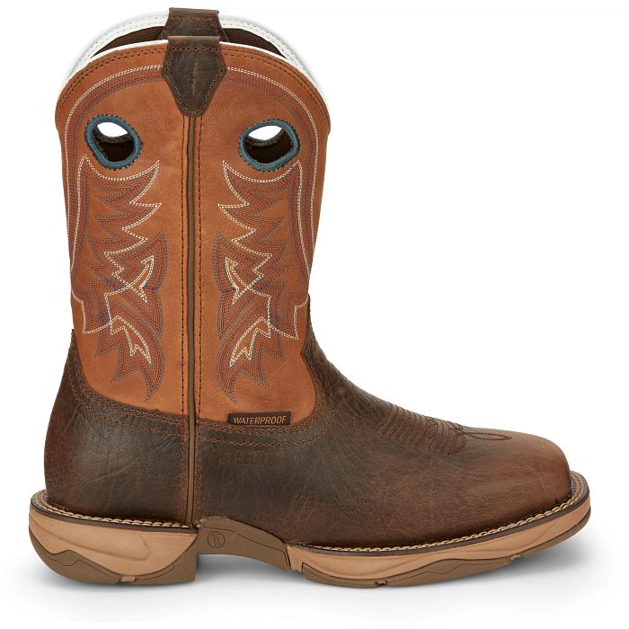 Tony Lama Mens Lopez 11" Wide Steel Square Toe | Style RR3363 Color Tumbleweed