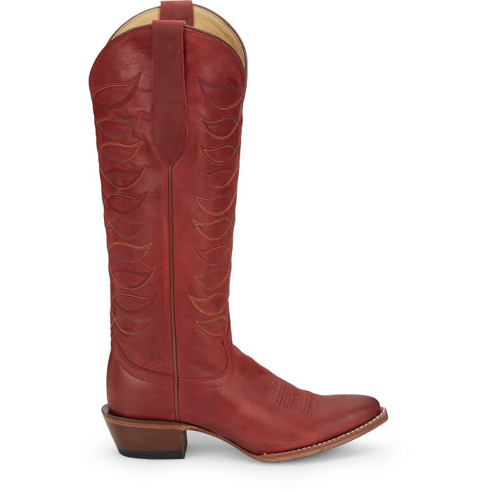 Justin Boots Fireman Womens | Style VN4459 Color Justin Red (Red)