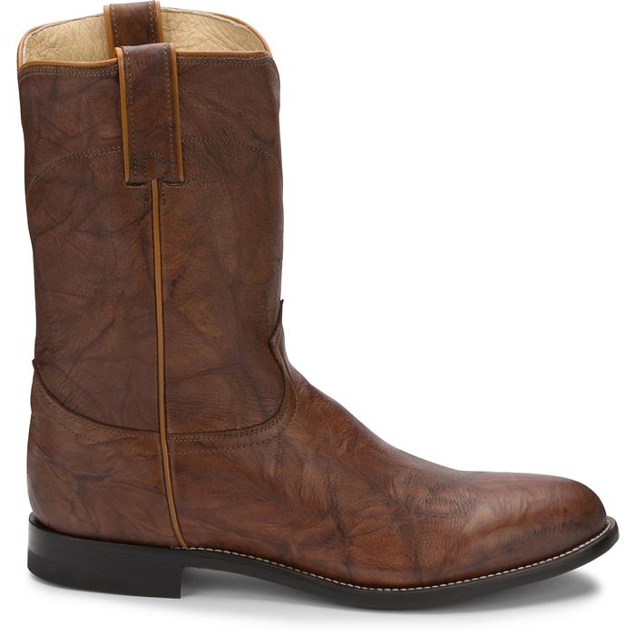 Justin Boots Jackson 10" Roper Boot | Style 3163 Color Chestnut (Brown)