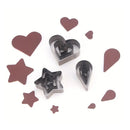 3pcs/set Of Manual Cutting Die DIY Leather Process Embossing And Punching Tool Set Heart Shaped Pendant Punching Die