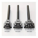 3pcs/set Round Stitching Punch Tools Black Leather Hole Punches 4/5/6/mm Spacing 3Pcs Leather Punching Tool Hole Cutter 2/4/6/Holes