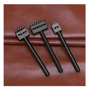 3pcs/set Round Stitching Punch Tools Black Leather Hole Punches 4/5/6/mm Spacing 3Pcs Leather Punching Tool Hole Cutter 2/4/6/Holes