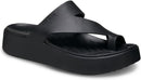 Crocs Women's Getaway Toe Loop Platform Sandals | 8 | Black — 2