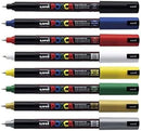 Uni-Ball Uniball POSCA PC-1MR Ultra Fine Marker Pens THE SET OF 8 BEST SELLERS — 2