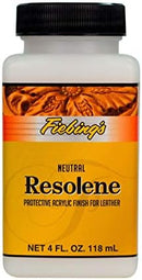 Fiebing's Leather Deglazer (4 Fl Oz, Clear) - Leathercraft Preparer for Paint, Adhesion, Dye - Will Not Impair Leather Flexibility - Clean Wax, Finish, Grease on Boots, Shoes, Jacket, Purse, Furniture — 6