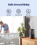 ROSEKM 2.0L Filterless Cool Mist Humidifier, 24-Hour, Compact